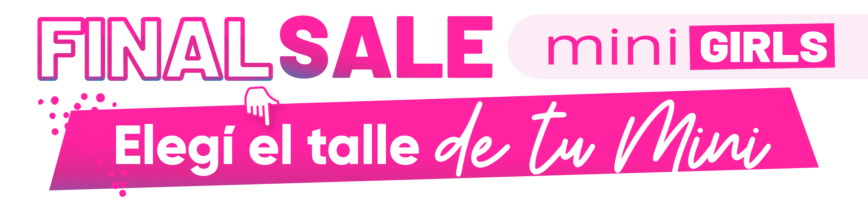 Eleg&iacute; el talle de tu Mini Girl